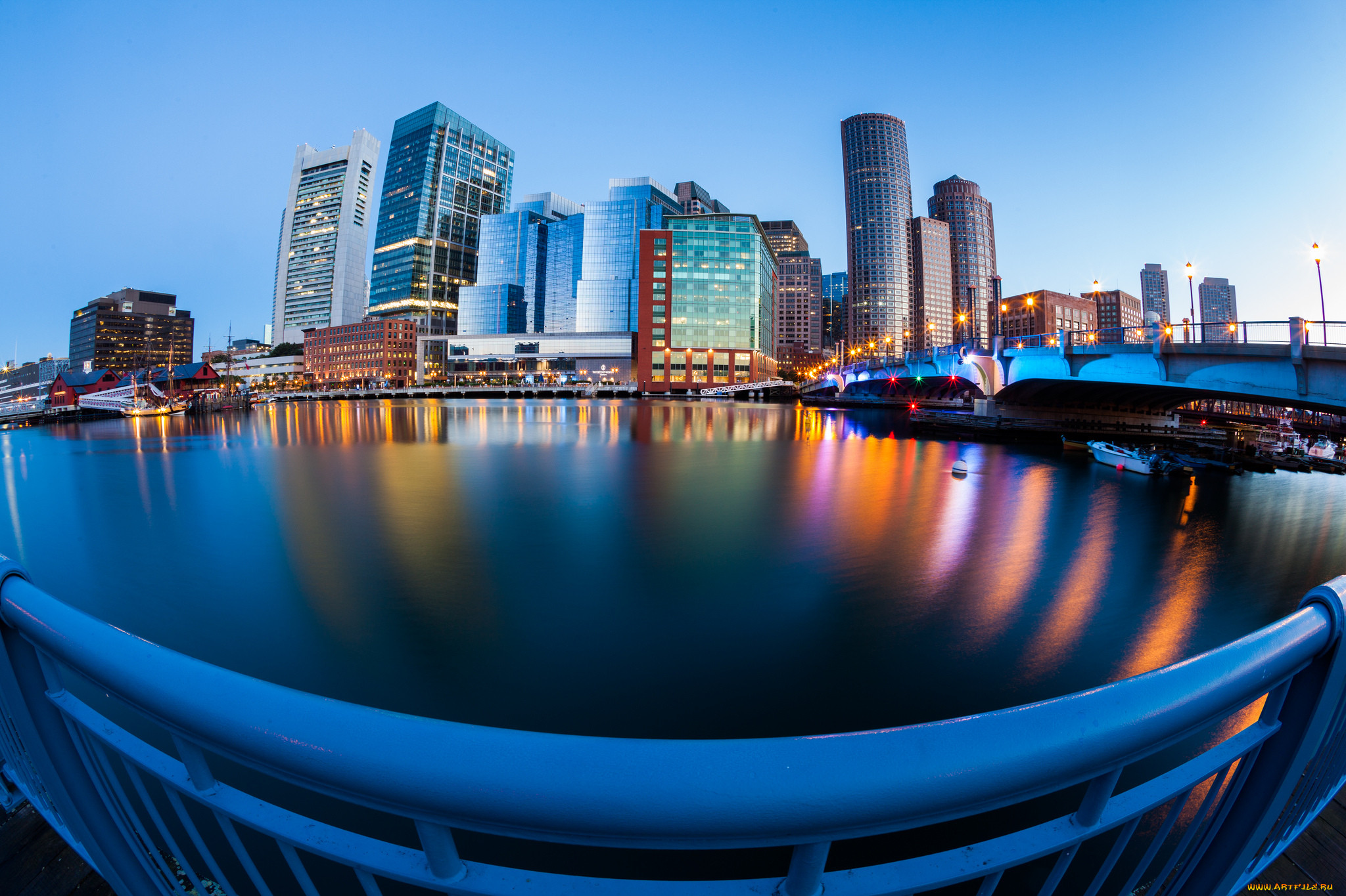 pre-sunrise,  blue hour boston, ,  , , , , 